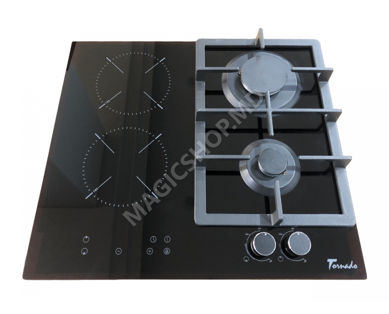 Встраиваемая комбинированная варочная панель YOL-60 2G2IN Tornado